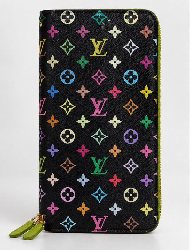 Portefeuille Long Monogramme Multicolore – Double Fermeture Zippée